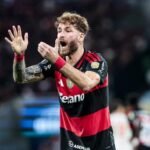 Léo Pereira during a Flamengo match in the Libertadores. Photo: Gilvan de Souza/Flamengo