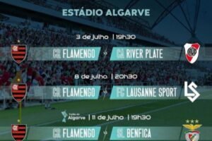 Credit: Reproduction / Flamengo FC – Expectation of a full house for the duel between Flamengo and Benfica in the Algarve Trophy.