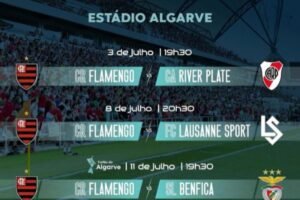 Flamengo x Benfica no Troféu do Algarve tem ingressos esgotados antecipadamente