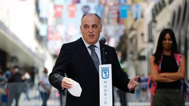 LaLiga president Javier Tebas calls for Infantino's departure. Photo: Reproduction/ @javier.tebas via Instagram
