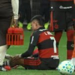 Flamengo's Luiz Araújo — Photo: Reproduction / Flamengo TV