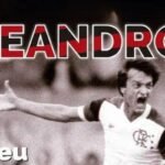Cover of the biography "Meu manto, primeiro e único," which chronicles Leandro's career at Flamengo. Photo: Reproduction / Flamengo FC
