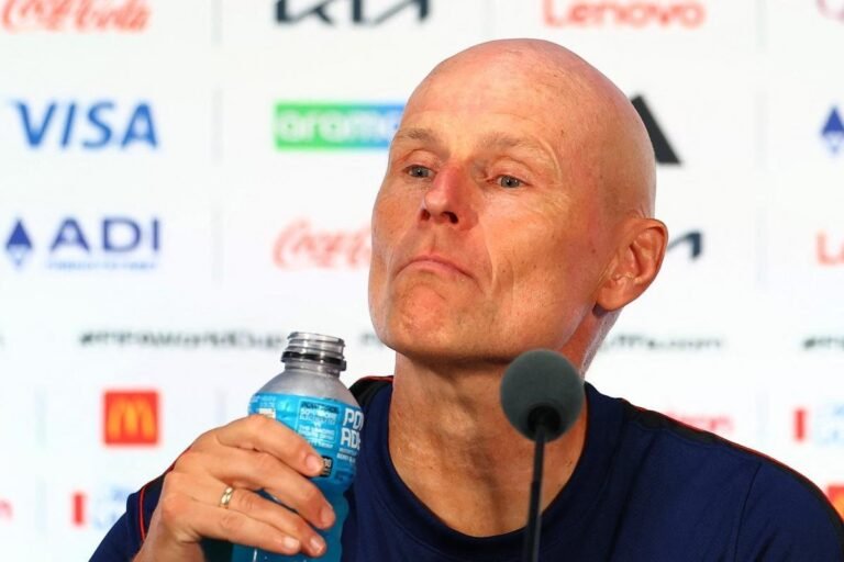 Stale Solbakken, head coach of Norway at the 2026 World Cup — Photo: Hannah Mckay / Reuters