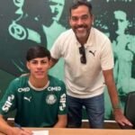 João França, a young Palmeiras prospect, stands out for the U-17 team. Photo: Fabio Menotti/Palmeiras/by Canon / Jogada10