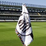 Santos flag at Vila Belmiro (Photo: Bruno Vaz/SFC)