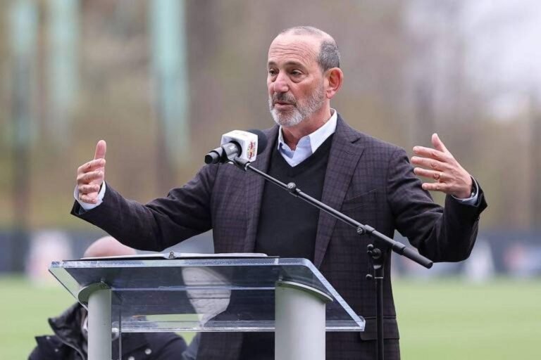 Don Garber, Major League Soccer commissioner. Credit: Dustin Satloff – Apr. 26, 2022/Getty Images via AFP