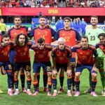 Spain's team at the World Cup — Photo: ROBERTO SCHMIDT / AFP