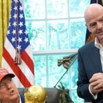 U.S. President Donald Trump and FIFA President Gianni Infantino during a meeting at the White House. Photo: Jacquelyn Martin / AP Photo