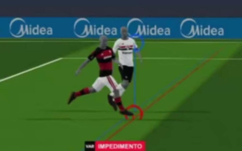 VAR de impedimento anula gol do Flamengo e causa polêmica contra São Paulo