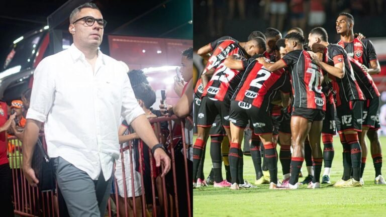 Vitória encara Flamengo com defesa improvisada após expulsões