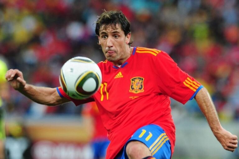 Joan Capdevila during the 2010 World Cup match between Switzerland and Spain. Credit: Carl de Souza – June 16, 2010/France Presse-AFP