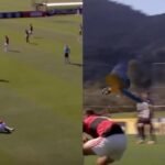 Arara ataca jogador do Flamengo em jogo da Copa do Brasil Sub-15