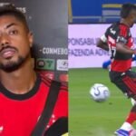 Bruno Henrique lamenta dor no tornozelo e critica VAR após entrada dura