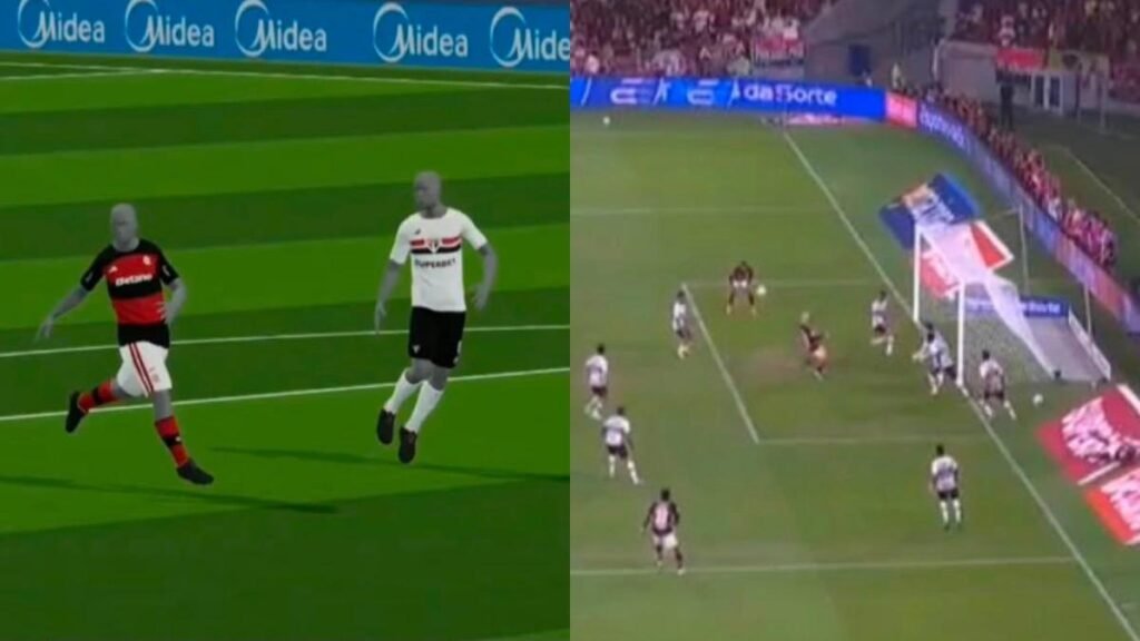 CBF divulga áudio VAR sobre gol anulado de Samuel Lino contra São Paulo