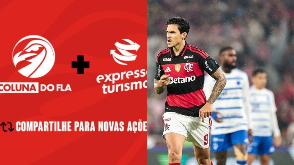 Coluna do Fla sorteia viagem com tudo pago para acompanhar Flamengo e Cruzeiro