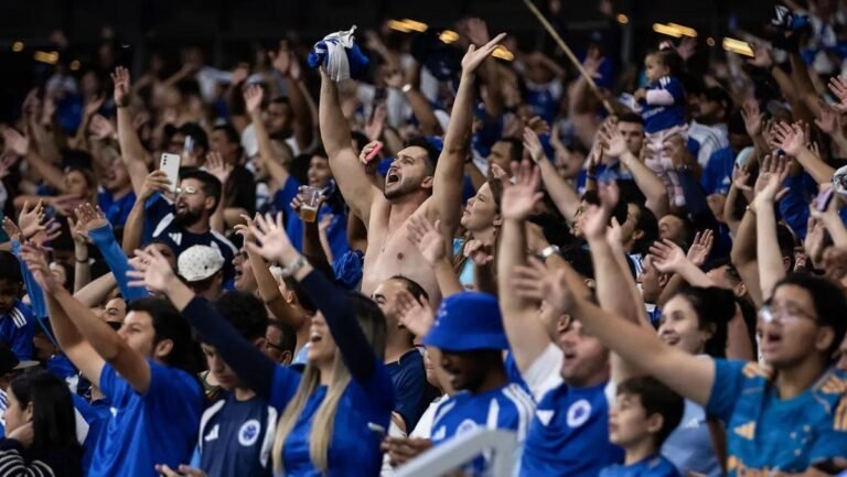Cruzeiro fans are eager to face Flamengo in the Copa Libertadores. Photo: Gustavo Aleixo/Cruzeiro