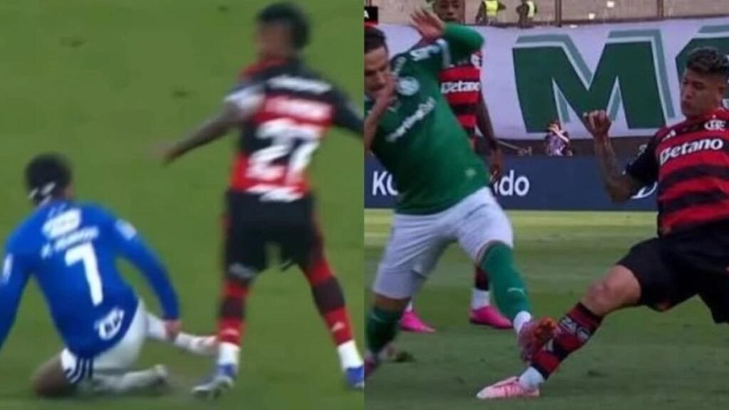 Eric Faria ironiza reclamações de Abel Ferreira ao comparar lances polêmicos do VAR
