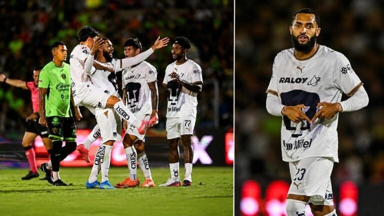 Ex-Flamengo brilha com hat-trick inédito em goleada do Pumas no México