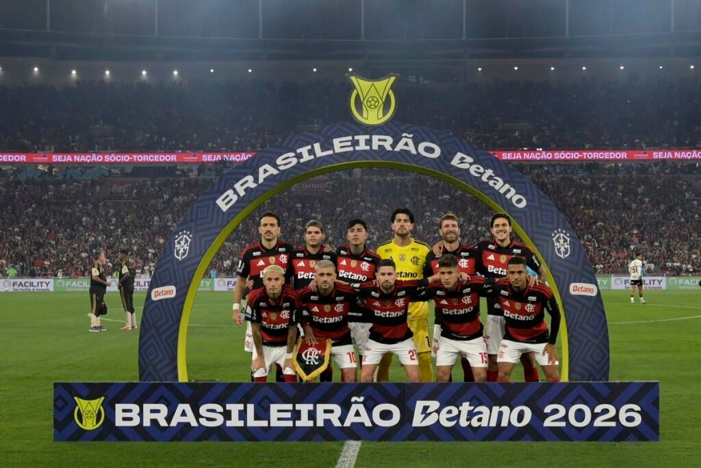 Flamengo lidera ranking de tempo de bola rolando no Brasileirão; Bragantino é o último