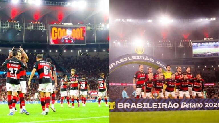 Flamengo celebration. Photo: Disclosure/Flamengo
