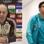 Photos: Reproduction/FlamengoTV | Palmeiras