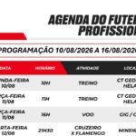 Jogos do futebol profissional desta semana 10 a 16 de agosto