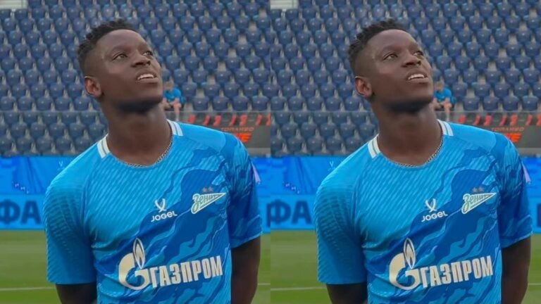 Luiz Henrique on the pitch for Zenit. Photo: Reproduction