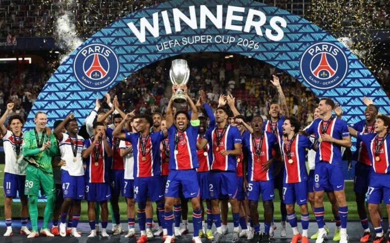 PSG won their second UEFA Super Cup title (Photo: FRANCK FIFE / AFP)