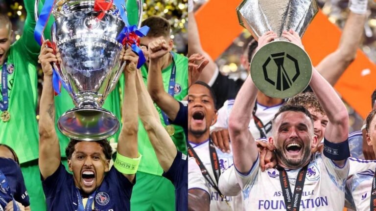 PSG e Aston Villa escalados para Supercopa da Europa
