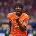 Yan Diomandé in action for Ivory Coast in the World Cup (Photo: Instagram)