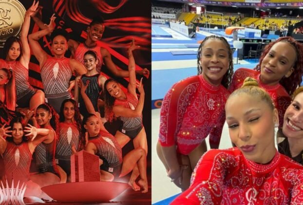 Rebeca Andrade atinge maior nota mundial e Flamengo celebra hexa na ginástica