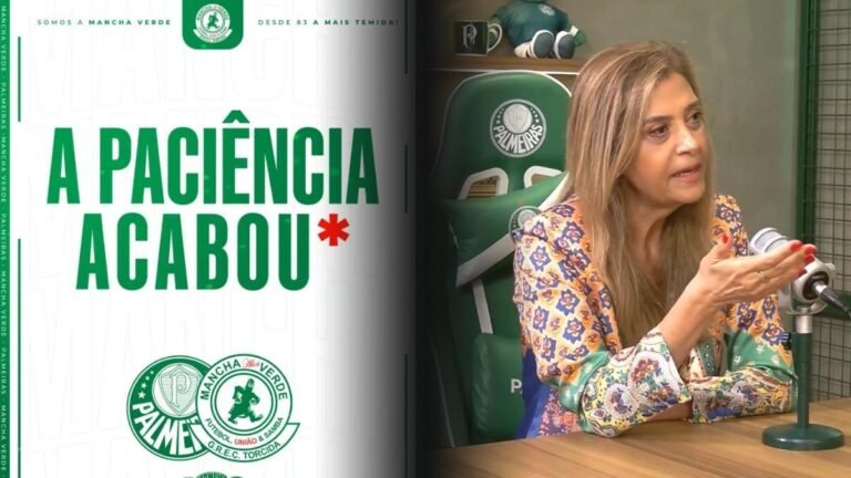 Torcida do Palmeiras protesta contra sistema e usa lances do Flamengo em vídeo
