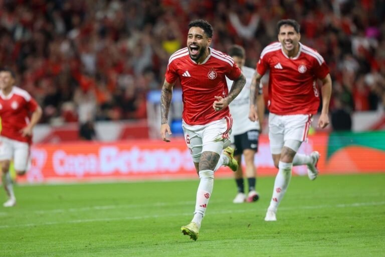 Internacional lost the second leg but advanced with a 3-2 aggregate score. Photo: Ricardo Duarte/Internacional